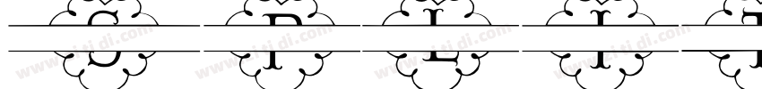 Split Monogram字体转换 Split Monogram字体转换